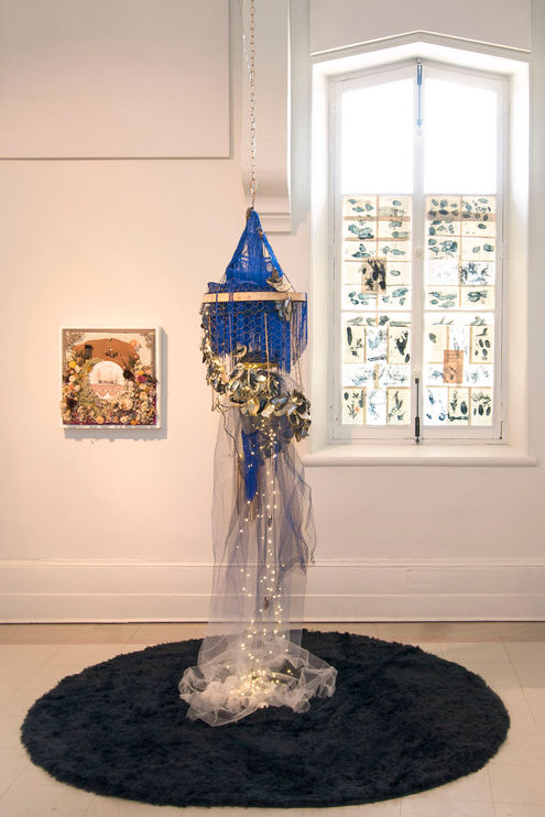 photographie de l'exposition Moi à l'oeuvre 11 au centre d'art de kamouraska
