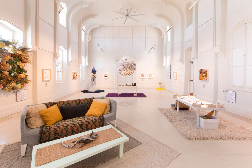 photographie de l'exposition Moi à l'oeuvre 11 au centre d'art de kamouraska