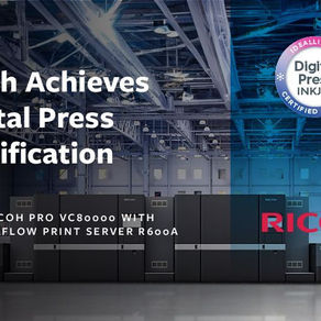 Ricoh Pro VC80000 通過 Idealliance 數位輸出系統認證