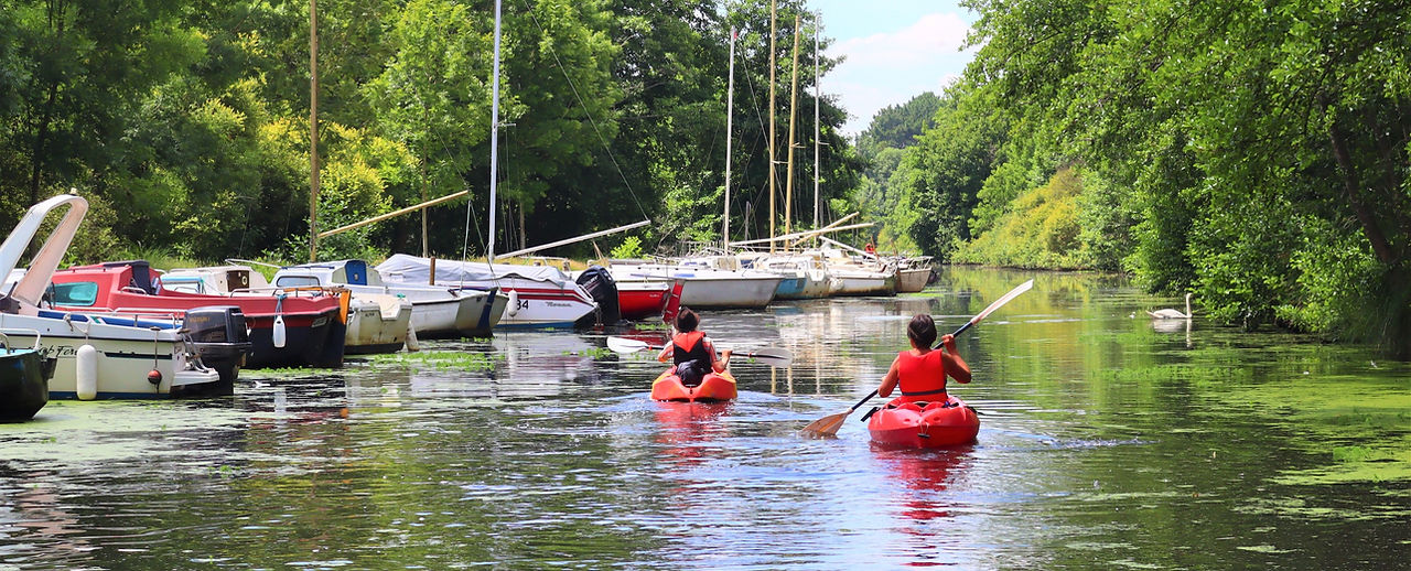 Canoë sur l'Erdre