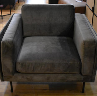 Fauteil bruin velvet