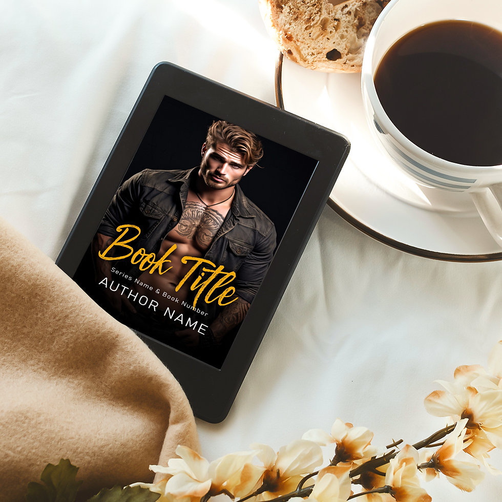 Thumbnail: Versatile Book Covers with a Handsome Man on the Cover Dark Romance Shifter