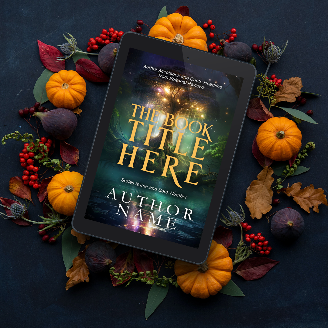 Enchanted Fairy Forest Premade Book Cover for Self Publishing on KDP