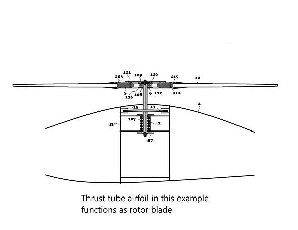 Integrated drive components into rotor airfoil