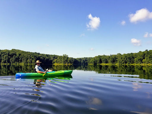 Kayaking Devils Kitchen Lake in Southern Illinois