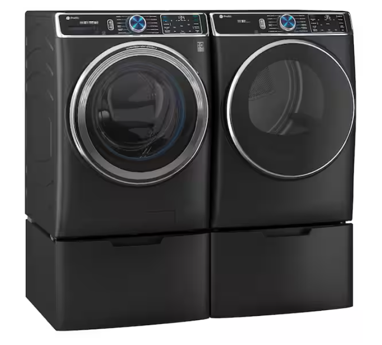 Thumbnail: 28 in. Wide Laundry Pedestal with 16 in. Height in Carbon Graphite