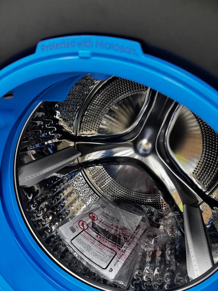 Thumbnail: NEW GE Profile All-in-One Electric Laundry Center! Black Matte! Warranty & Deliv