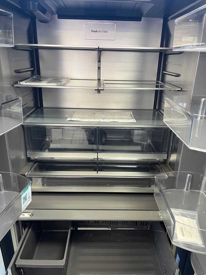 Thumbnail: NEW Smart LG STUDIO Refrigerator 23 cu ft Counter Depth Stainless steel