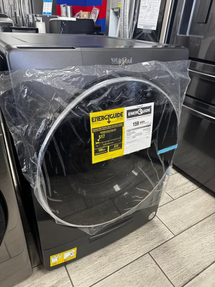 NEW Open Box Whirlpool WASHER! 5 cu ft. Large Capacity Black Matte