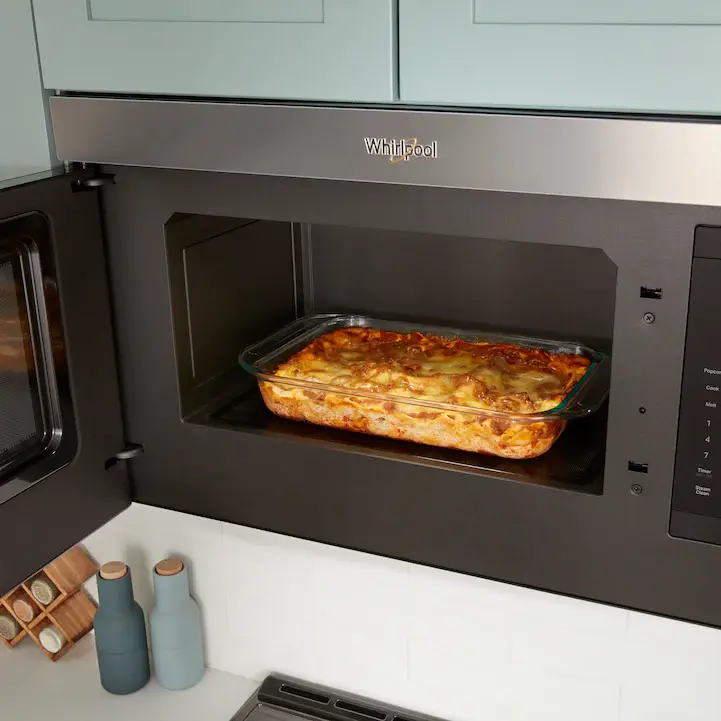 Thumbnail: Whirlpool 30 in. 1.1 cu. ft. Over-the-Range Microwave Stainless Steel
