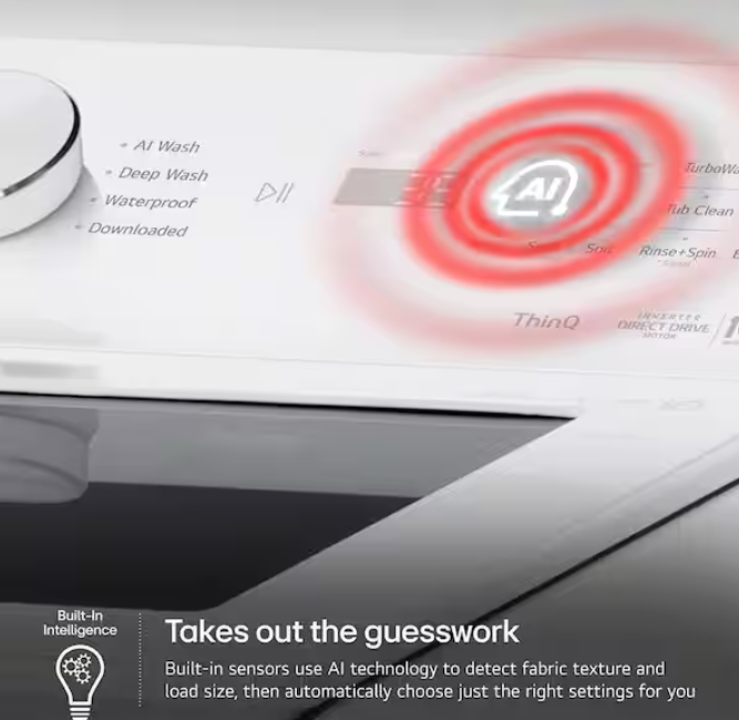 Thumbnail: 4.8 cu.ft. SMART Top Load Washer in Alpine White with 4-way Agitator