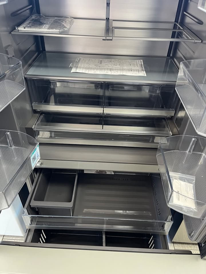 Thumbnail: NEW Smart LG STUDIO Refrigerator 23 cu ft Counter Depth Stainless steel