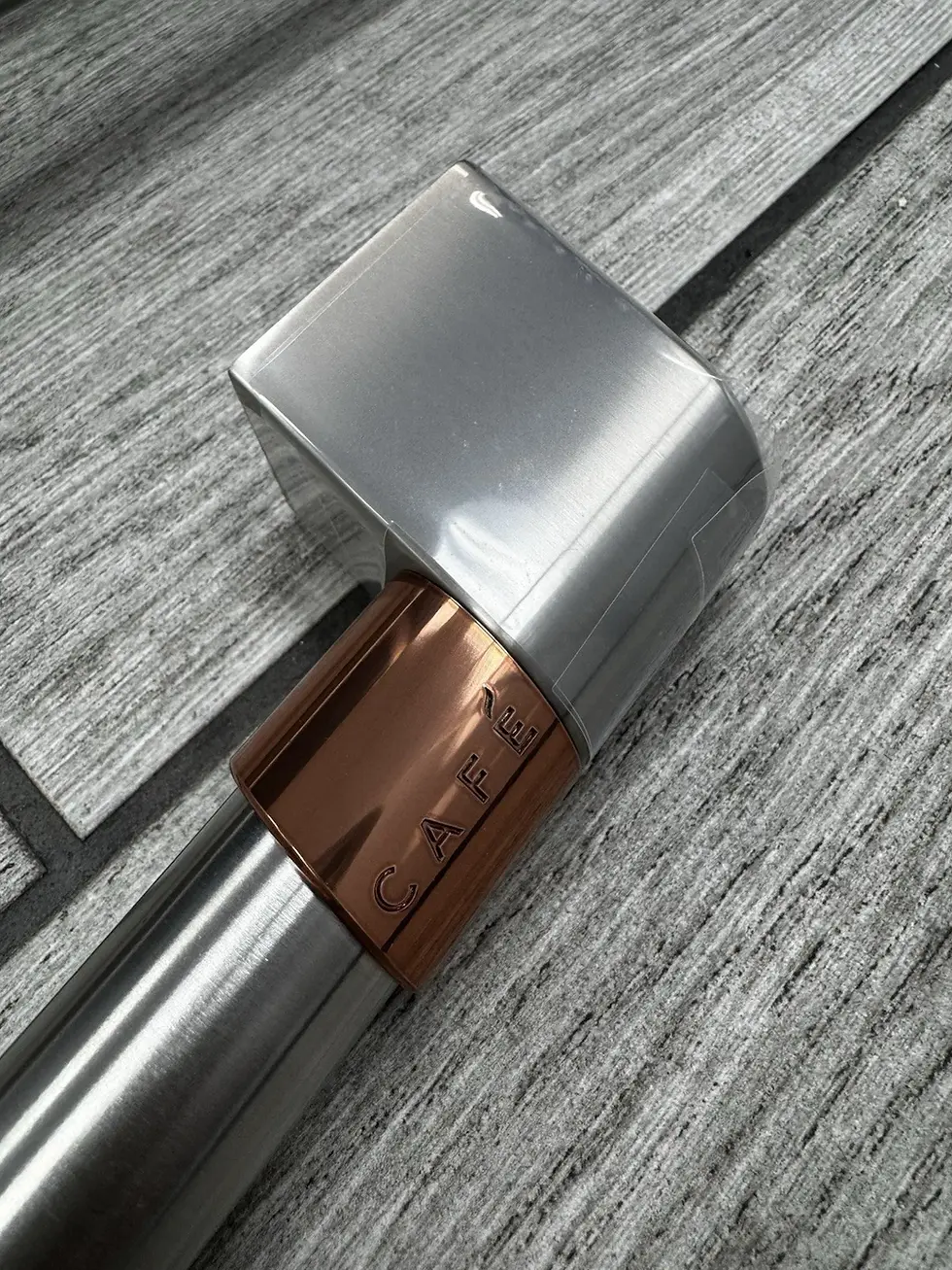 Thumbnail: GE Cafe Refrigerator Handle Kit - Brushed Stainless (set of 3)