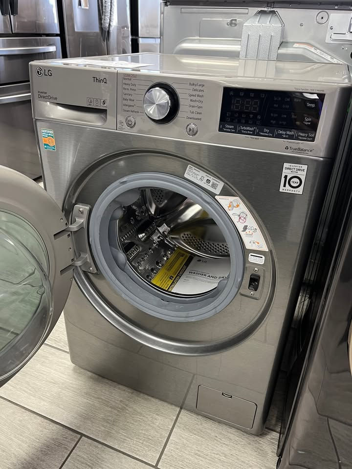 Thumbnail: 24" NEW LG All-In-One Washer & Dryer Combo! Electric in Graphite Steel 2.5 cu ft