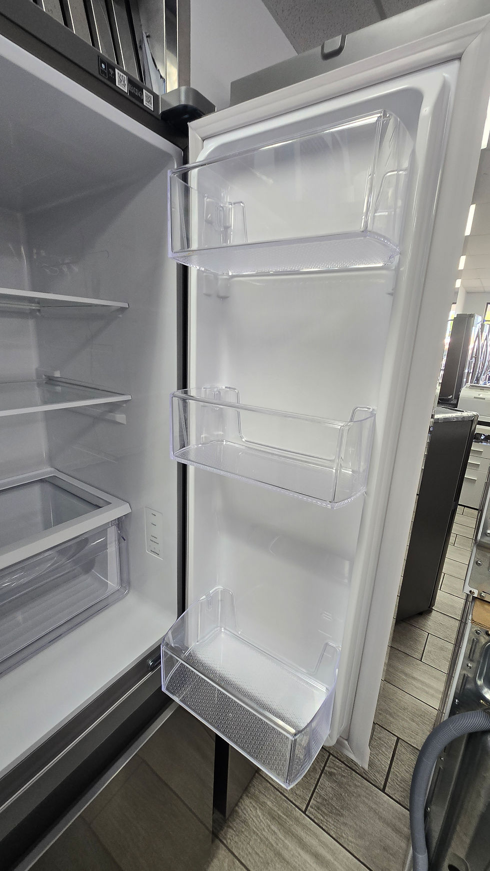 Thumbnail: Samsung - 17.5 cu. ft. 3-Door French Door Counter Depth Smart Refrigerator with