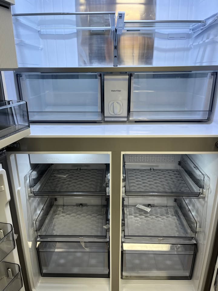Thumbnail: DACOR 4-Door Smart Refrigerator! Counter Depth 22 cu ft Stainless Steel