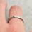 Thumbnail: Thin Silver Signet Ring - Fingerprint