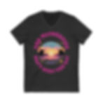 Thumbnail: The WanderPigs Logo Drop - V-Neck T-Shirt
