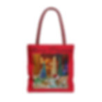 Thumbnail: WanderPigs Merry Pigsmas Tote Bag