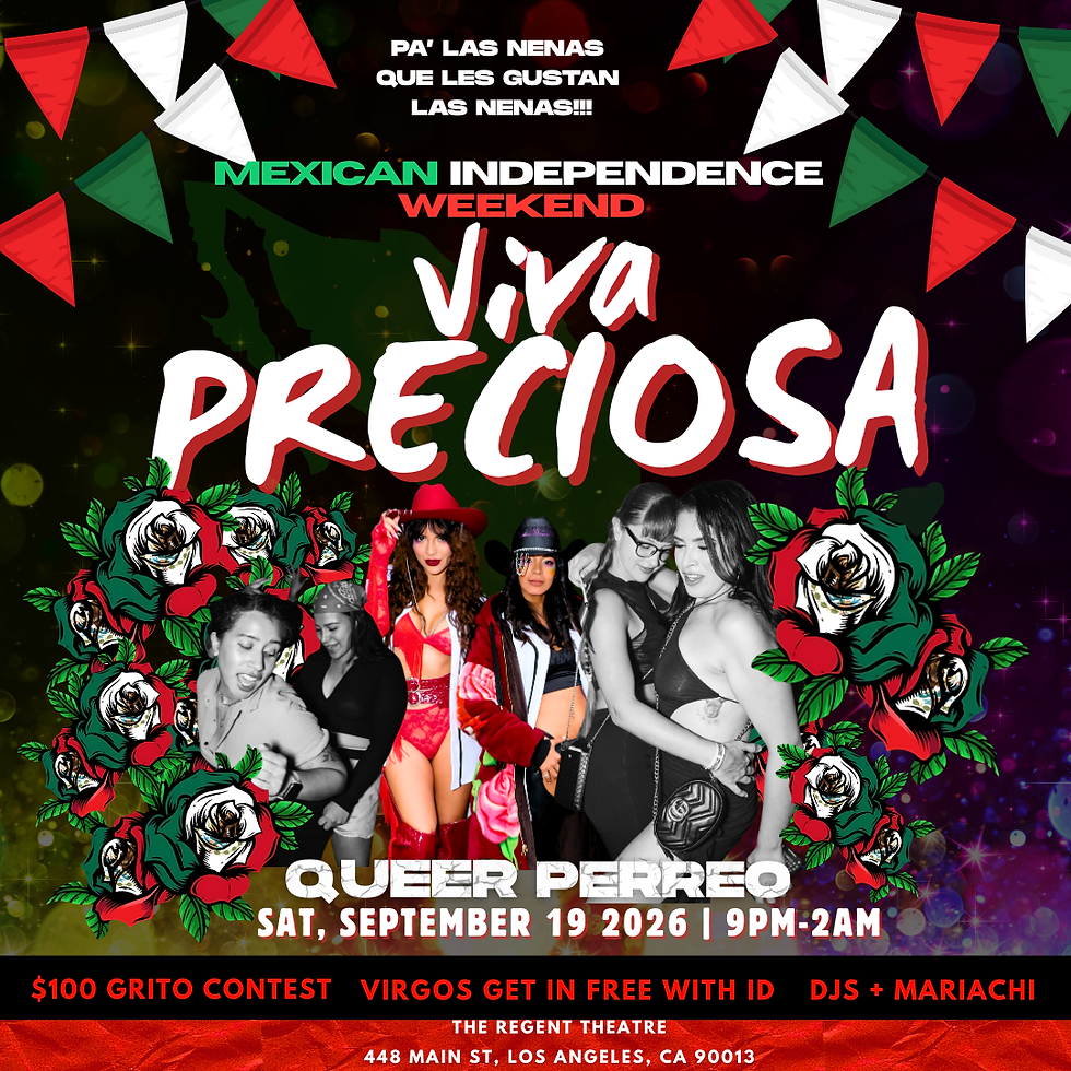 Preciosa Night Mexican Independance Party