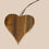 Miniaturbild: Altholz Herz mit Lederband