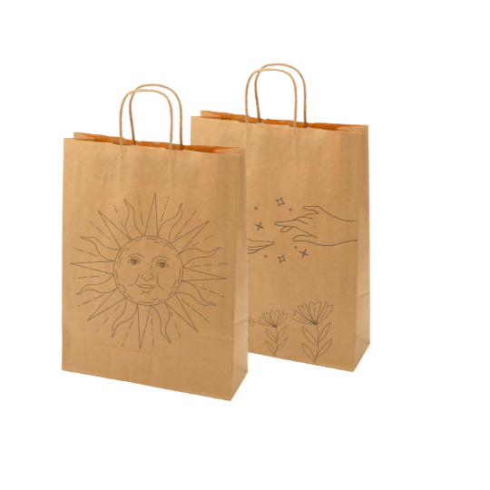 Thumbnail: KRAFT PAPER BAGS | various sizes | custom print | recyclable | compostable