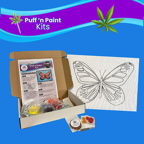 Butterfly Painting Kit | Introspectrum Events | Canna Creative Painting ...