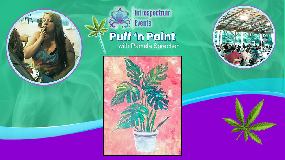 Puff n Paint Monstera