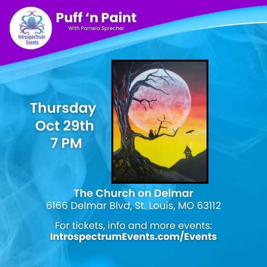 Puff n Paint Scary Painting