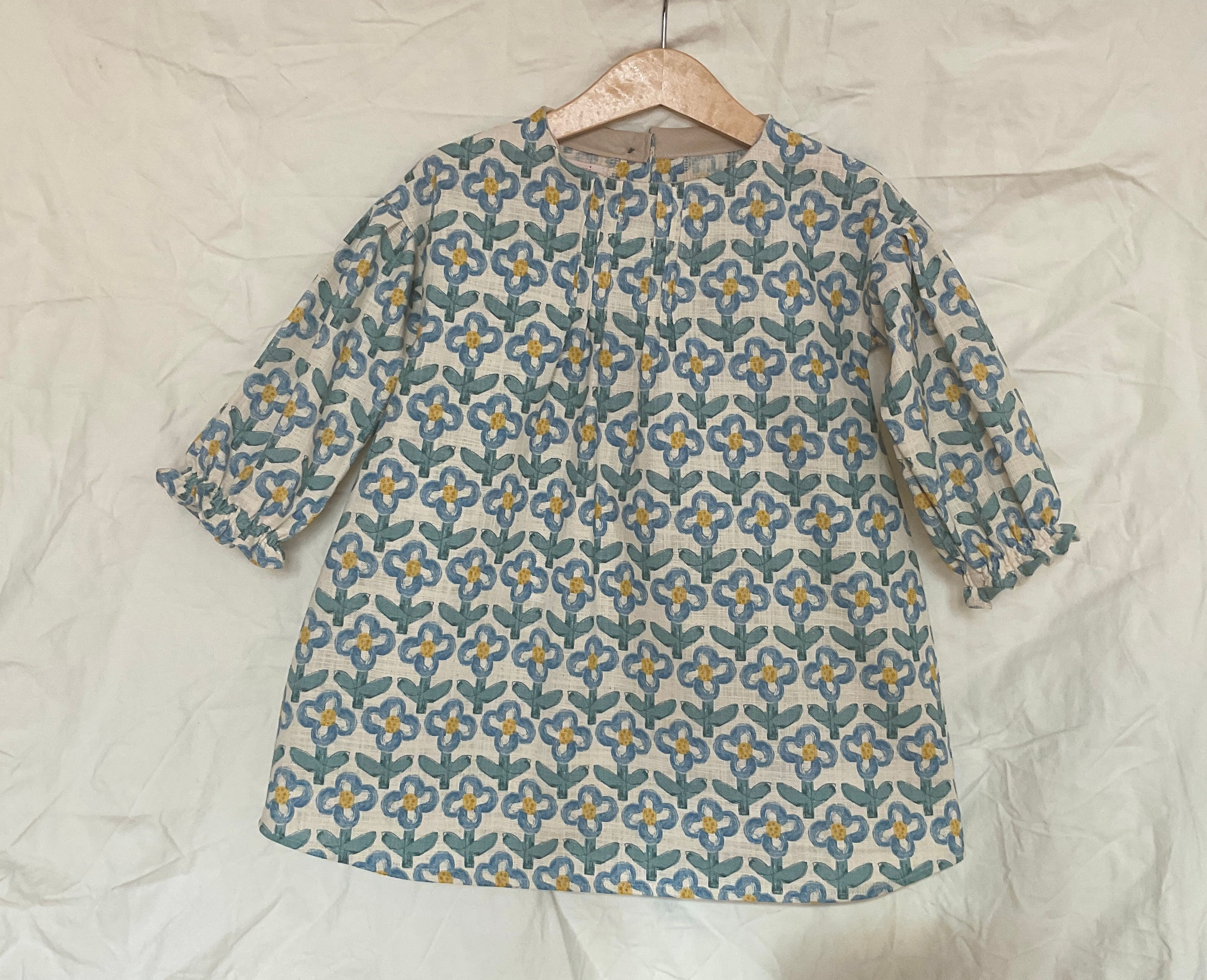 Blue Flower Dress -179