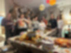 Ladies group meeting and birthday celebration