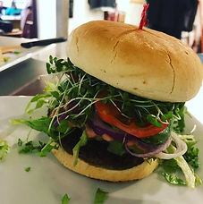 Impossible vegan smash burger