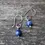 Thumbnail: Kyanite sterling silver dangle earrings