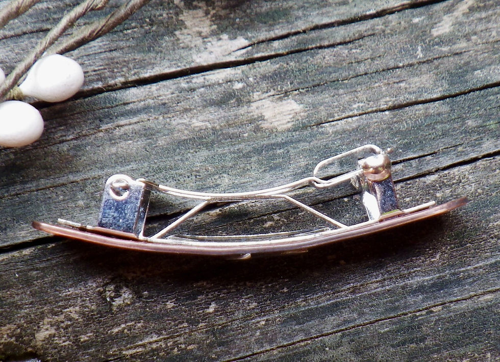 Thumbnail: Moon & star barrette SMALL