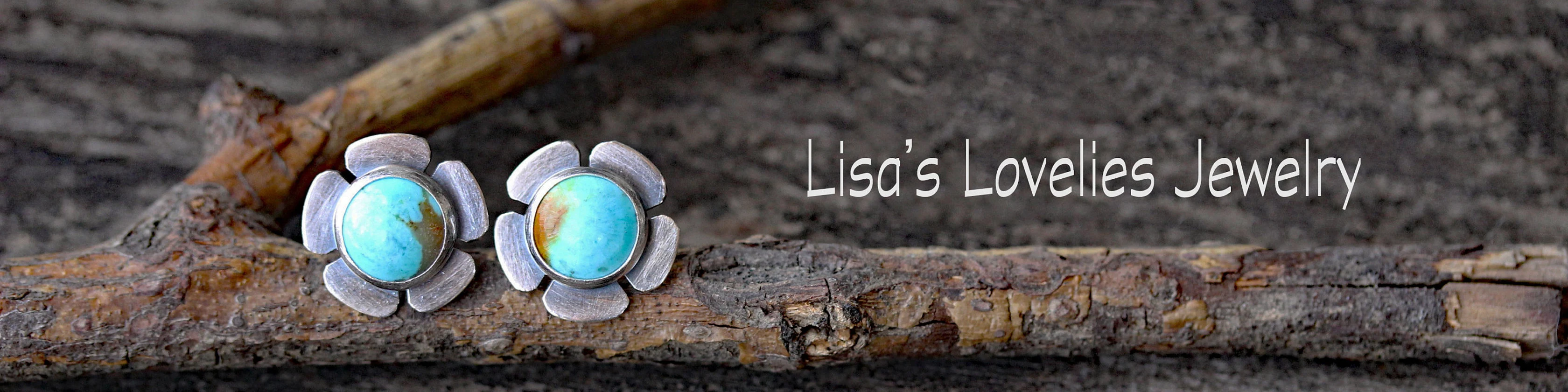 handcrafted turquoise and sterling silver earrings