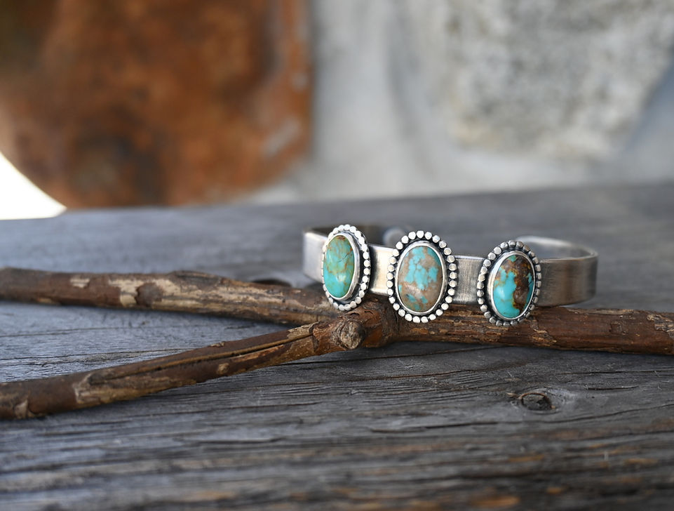 kingman turquoise cuff bracelet