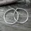 Thumbnail: Small sterling silver ½inch hoops