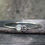 Thumbnail: Rustic moonstone sterling silver bangle bracelet