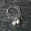 Thumbnail: Fresh water pearl sterling silver dangle earrings