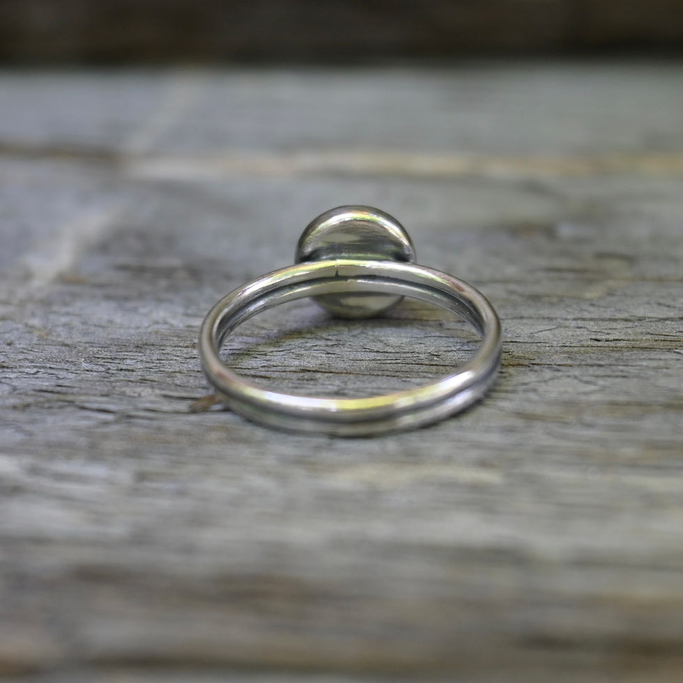 Thumbnail: Hematite Sterling Silver Ring