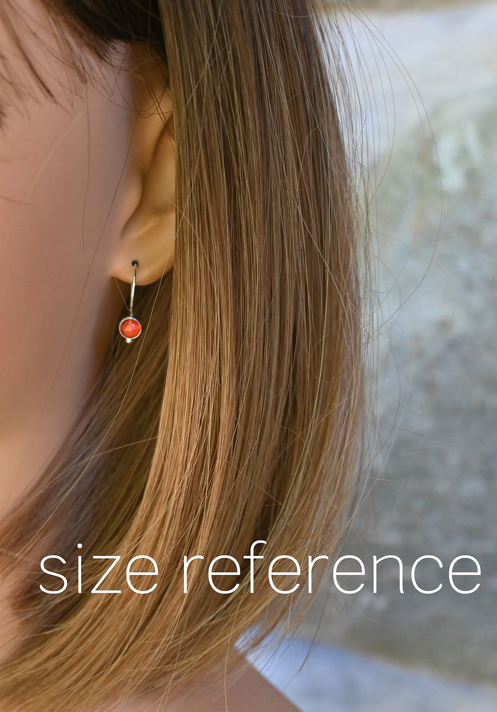 Thumbnail: Orange Carnelian Sterling Silver Dangle Earrings