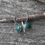 Thumbnail: Green jasper sterling silver dangle earrings