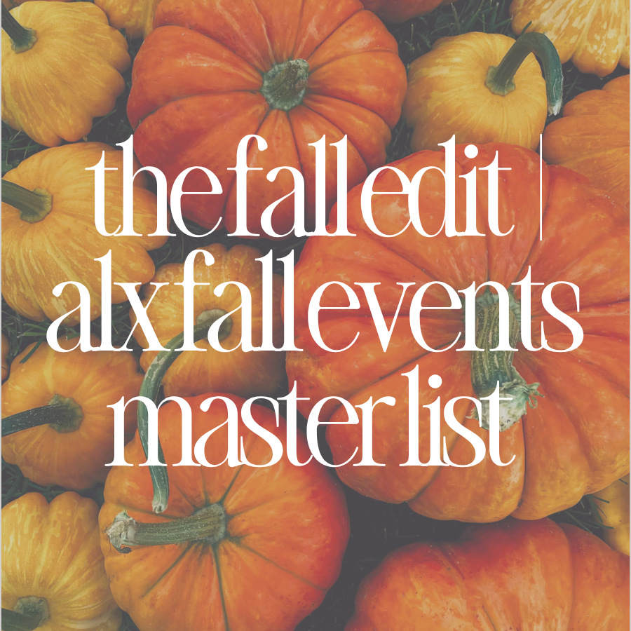 the fall edit | alx fall events master list