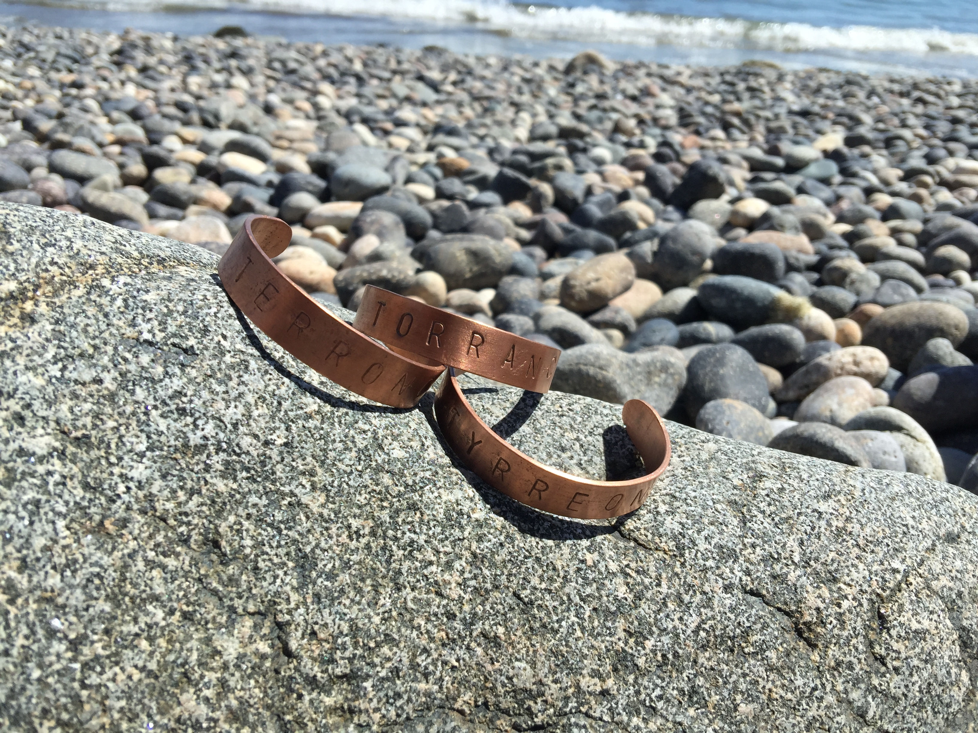 Cuff with Custom Stamps