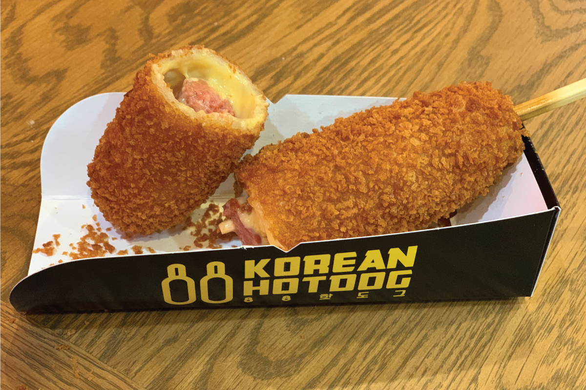 Cheddar Cheese Hotdog
