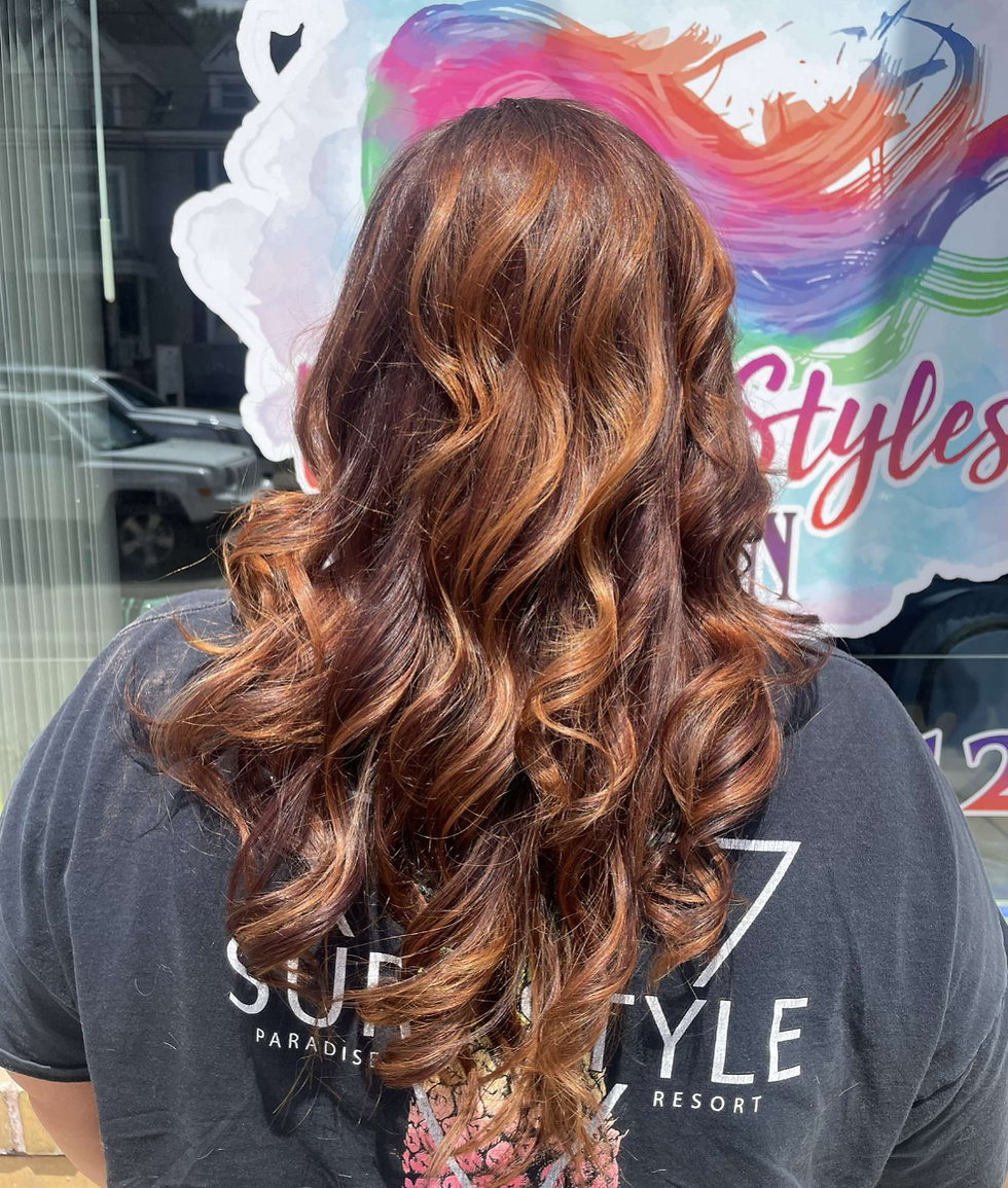Nina Red Balayage