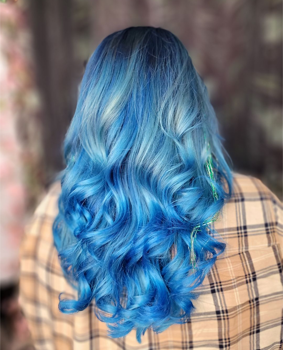Nina Blue Tinsel