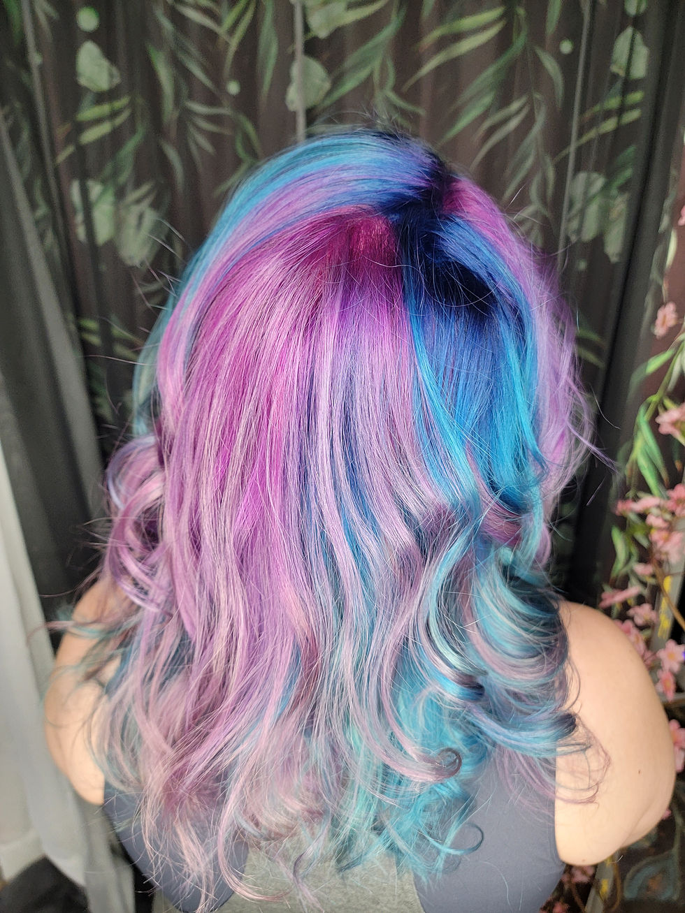 Mallory Cotton Candy Hair