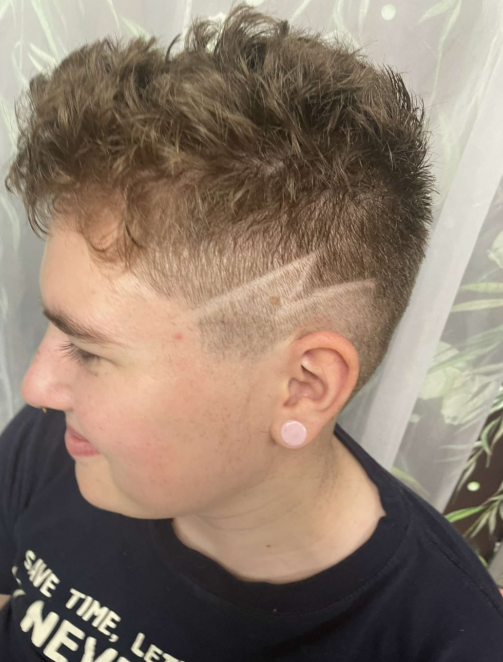 Nina Lightning Bolt Shaved