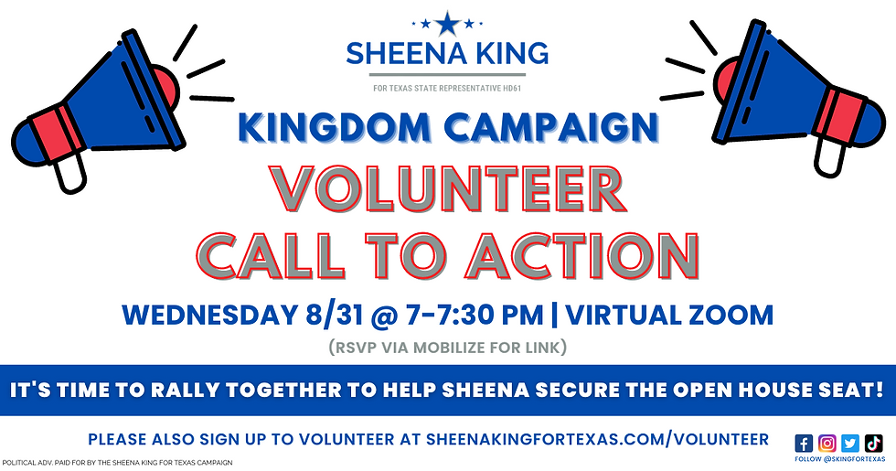 Volunteer CALL TO ACTION Virtual Meeting!
